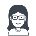 984106 avatar female girl glasses person icon