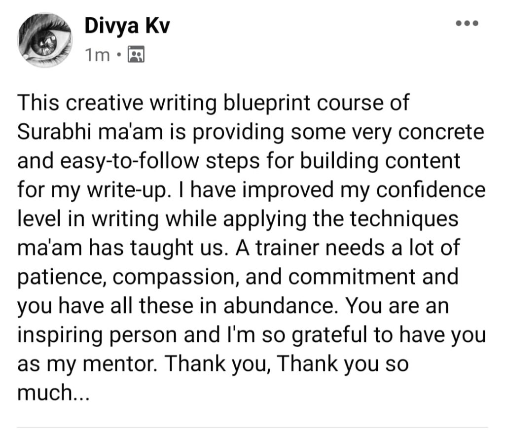 Testimonial by Divya